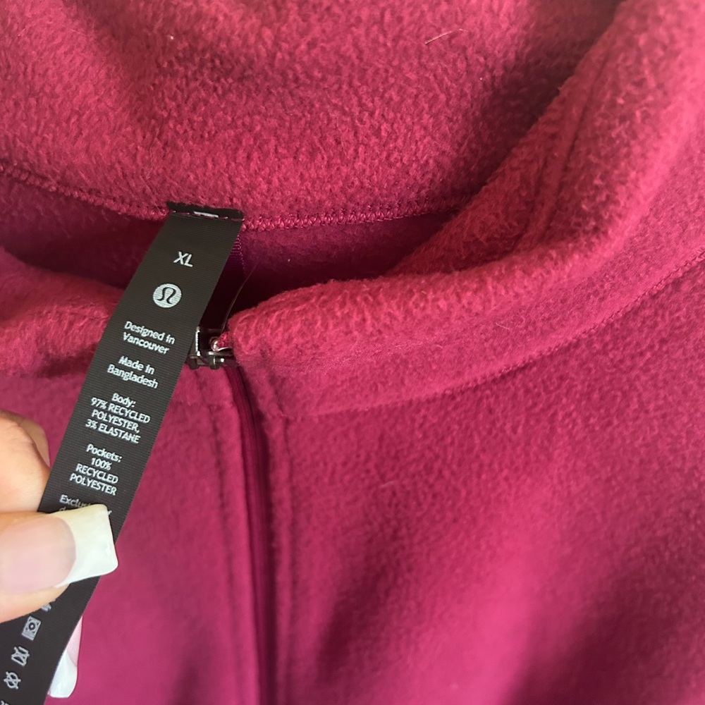 Lululemon Oversized Fit Fleece Half Zip - Picture 7 of 8